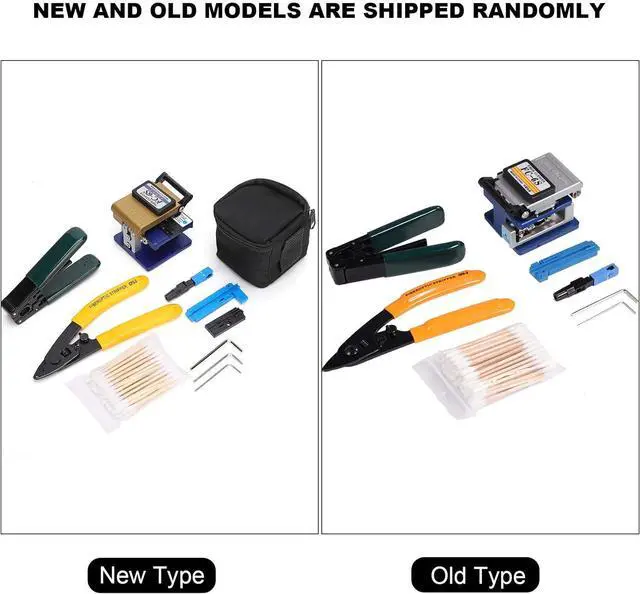 Alt view image 5 of 5 - Professional Fiber Optic Tool Kit Complete FTTH Termination Set with Cleaver Stripper for Fiber Optic Cable Installation, Splicing and Network Maintenance