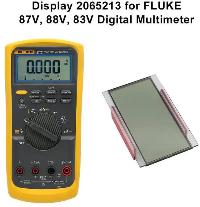 Alt view image 2 of 7 - Display 2065213 Replacement for FLUKE 87V, 88V, 83V Digital Multimeter Green,Black