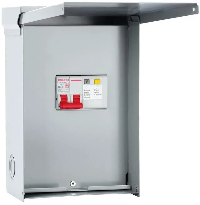 Main image of briidea 60 Amp Spa Panel with 3-Pole 60 Amp GFCI Breaker, IP 65 Waterproof, Ideal for Spas, Hot Tubs, Swimming Pools, Home