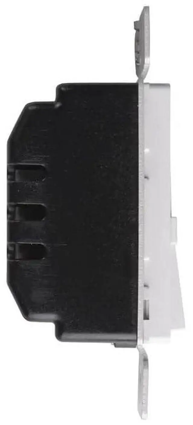 Alt view image 3 of 7 - (Pack of 10 Piece) M0408 :M.T.C Canada LED Dimmer Switcj Single Pole or 3-Way dimmer Switch 150 watt LED 120VAC,Traic Dimming, White with Wall Plate Included CUL Certified