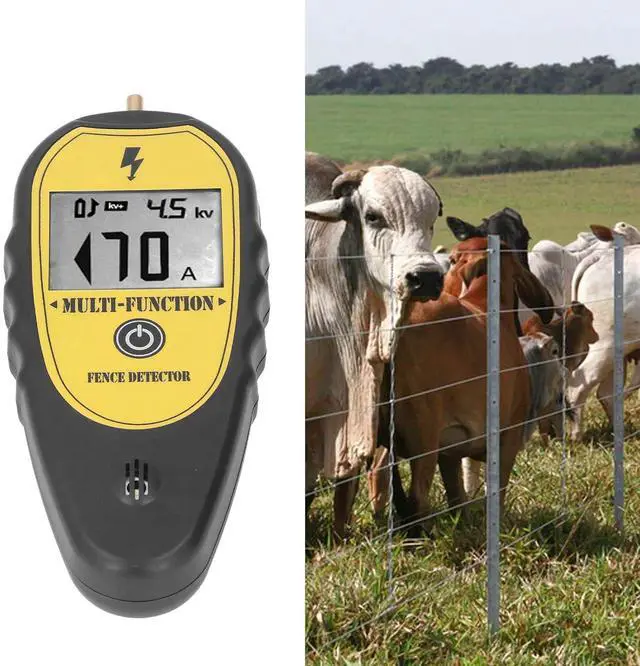 Alt view image 4 of 7 - Electric Fence Voltage Tester and Fault Finder, LCD Screen Voltage Meter, Portable Electrical Fence Voltage Tester 15KV LCD Screen for Livestock Farms