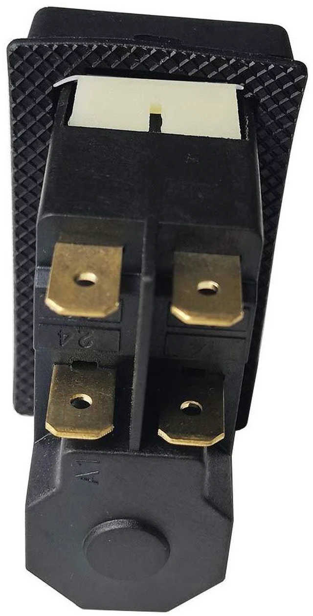 Alt view image 6 of 6 - KLD-28A Waterproof Electromagnetic Pushbutton Switches for Slicer Cutter 4Pins 120V 5E4