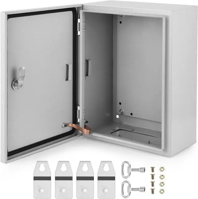 Main image of Outdoor Electrical Box Waterproof, 16x12x6Inch Heavy Duty Power Enclosure with Lockable Lid, Weather Resistant Junction Box for Garden, Patio, Pool