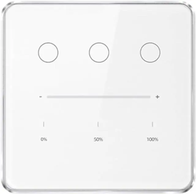Main image of Tuya Zigbee 3 Gang Dimmer Light Switch Tuya/Smart Life APP Remote Control US EU Standard Switch Percentage Control(A)