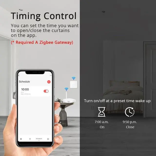 Alt view image 3 of 7 - Tuya Zigbee 3 Gang Dimmer Light Switch Tuya/Smart Life APP Remote Control US EU Standard Switch Percentage Control(A)