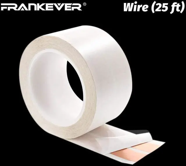 Alt view image 2 of 7 - FRANKEVER 16-Gauge Hidden Flat Speaker Wire Audio Cable Suitable for Audio Wire, LED Lighting and Other Low Voltage Appliance Connection (Wire(25 ft)+2 Connectors-C)
