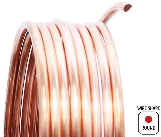 Alt view image 3 of 6 - Solid Bare Copper Wire Round, Bright, Dead Soft, 108 Feet, 5OZ 20 Gauge (Choose 10 to 30 ga.)