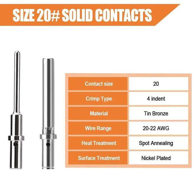 Alt view image 3 of 7 - JRready ST6484 Deutsch DTM Connector Kit 2 3 4 6 8 12 Pin Deutsch Connector Kit with Size 20 Solid Contacts 20-22AWG,Removal Tools