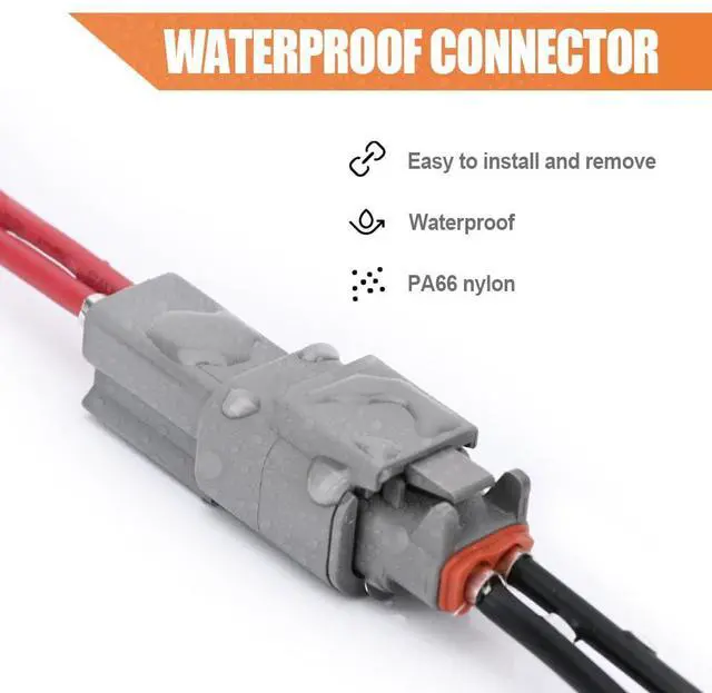 Alt view image 5 of 7 - JRready ST6484 Deutsch DTM Connector Kit 2 3 4 6 8 12 Pin Deutsch Connector Kit with Size 20 Solid Contacts 20-22AWG,Removal Tools