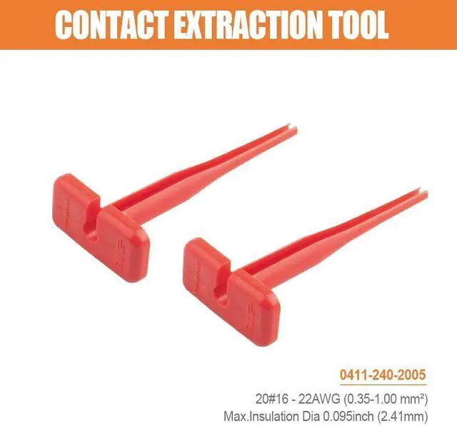 Alt view image 7 of 7 - JRready ST6484 Deutsch DTM Connector Kit 2 3 4 6 8 12 Pin Deutsch Connector Kit with Size 20 Solid Contacts 20-22AWG,Removal Tools