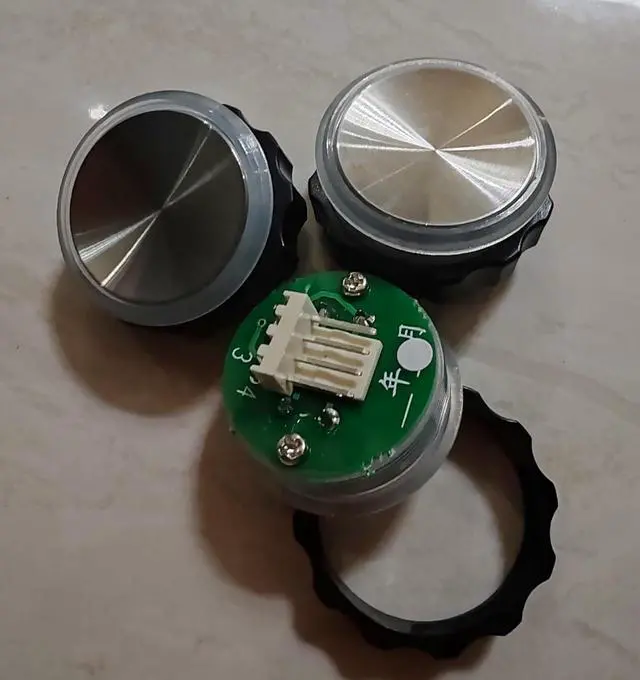 Alt view image 3 of 5 - 3PCS Elevator Button for Otis 3 Wire Elevator Accessories - White Light BR27C