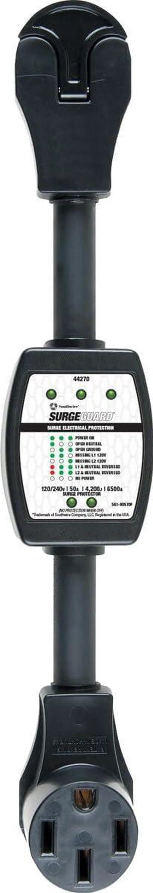 Alt view image 2 of 2 - Surge Guard 44270 Entry Level Portable Surge Protector - 50 Amp