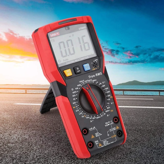 Alt view image 6 of 7 - Digital Multimeter UT89XD 6000 Counts NVC Measurement AC DC Voltage Current Ohm Capacitance Frequency Duty Cycle Temperature Tester