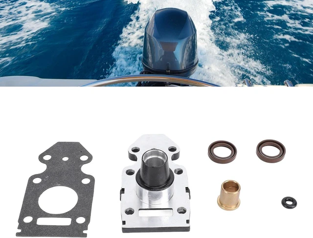 Alt view image 2 of 7 - Outboard Motor Oil Seal,Water Pump Base Housing Gasket Kit,63V 45331 00 5B Housing Kit with 90381 14020 Bushing 93101 20048 Oil Seal 63V 45315 A0 Gasket