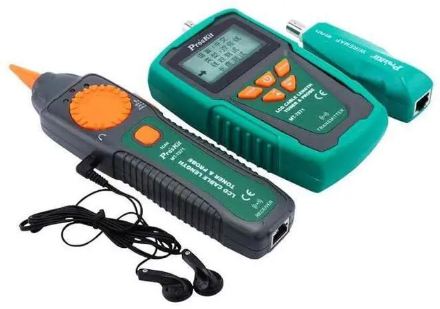 Alt view image 6 of 7 - MT-7071 Cable Tester Break Hunt Check Line Device LCD Network Cable Length Tester Detector Tracker Wire Fault Locator