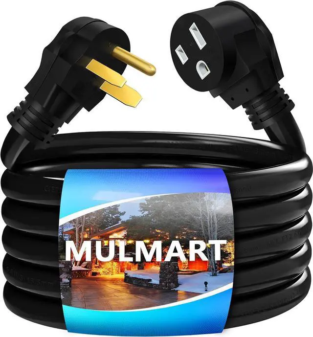 Main image of Welding Cord 6 AWG, 10FT, Welding Extension Cords 50 amp, 125V/250V Welding Power Cord NEMA 6-50P to NEMA 6-50R