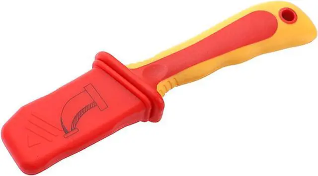 Alt view image 6 of 7 - Yosoo Health Gear Insulated Cable Stripper, Electrician Knife 1000V Electrician Knife, Cable Knife with Anti Magnetic Blades and Nonslip Handle for Safe Wire Stripping and Electrical Work
