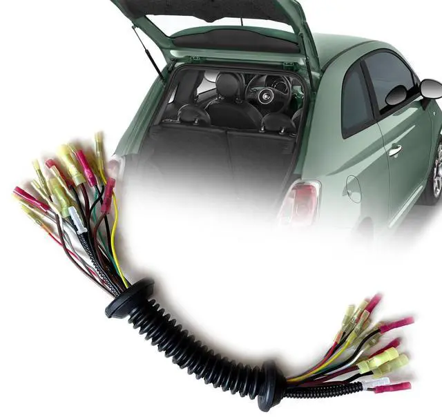 Alt view image 5 of 7 - Replacement Rear Door Harness Cable Auto Part Easy Installation Tailgate Wiring Repair Set for 500 2007-2015 Replacement Tailgate Harness