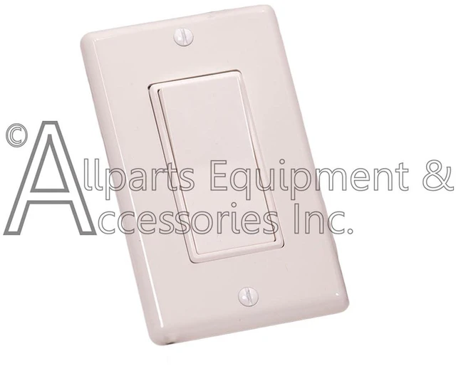 Alt view image 2 of 3 - Allparts Basic AB-MVWS Millivolt Wall Switch Kit On/Off Fireplace Control Rocker Switch with Cover