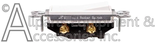 Alt view image 3 of 3 - Allparts Basic AB-MVWS Millivolt Wall Switch Kit On/Off Fireplace Control Rocker Switch with Cover