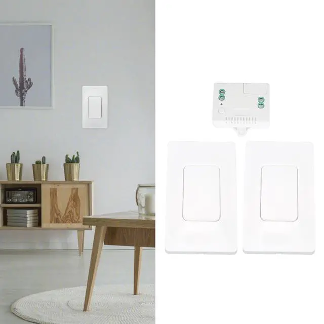 Alt view image 3 of 7 - FILFEEL Kinetic Energy Self - Powered Light Switch, Easy Installation, 433MHZ Frequency, Waterproof, No Battery Needed, for Most Electrical and Lighting Devices