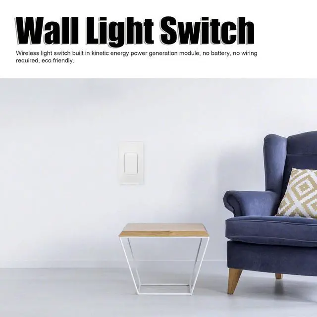 Alt view image 4 of 7 - FILFEEL Kinetic Energy Self - Powered Light Switch, Easy Installation, 433MHZ Frequency, Waterproof, No Battery Needed, for Most Electrical and Lighting Devices