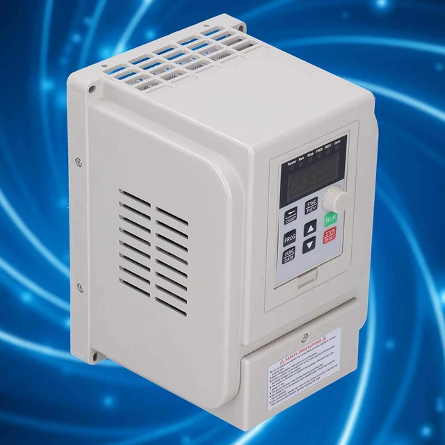 Alt view image 2 of 7 - VFD Variable Frequency Drive,AT52200X 2.2KW Variable Frequency Inverter,Input Single-phase 110VAC Output 3Phase 220V Motor Speed Controller