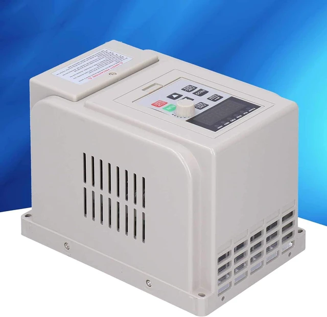Alt view image 3 of 7 - VFD Variable Frequency Drive,AT52200X 2.2KW Variable Frequency Inverter,Input Single-phase 110VAC Output 3Phase 220V Motor Speed Controller