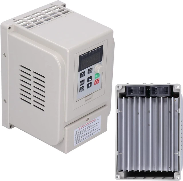 Alt view image 5 of 7 - VFD Variable Frequency Drive,AT52200X 2.2KW Variable Frequency Inverter,Input Single-phase 110VAC Output 3Phase 220V Motor Speed Controller