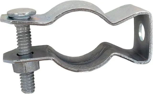 Main image of (50 Pack) Airmont Products AP-10602, EMT or Rigid Conduit Hanger, 3/4 Inch Trade Size, Galvanized Steel, Safely Secure Conduits to any Surface, Zinc Plated Metal, Nuts and Bolts Included
