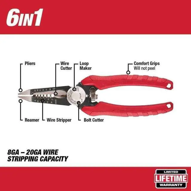Main image of Gerrit for Milwaukee Tool 48-22-3079 Wire Stripper, Overall Length 7 3/4 In, Capacity 20