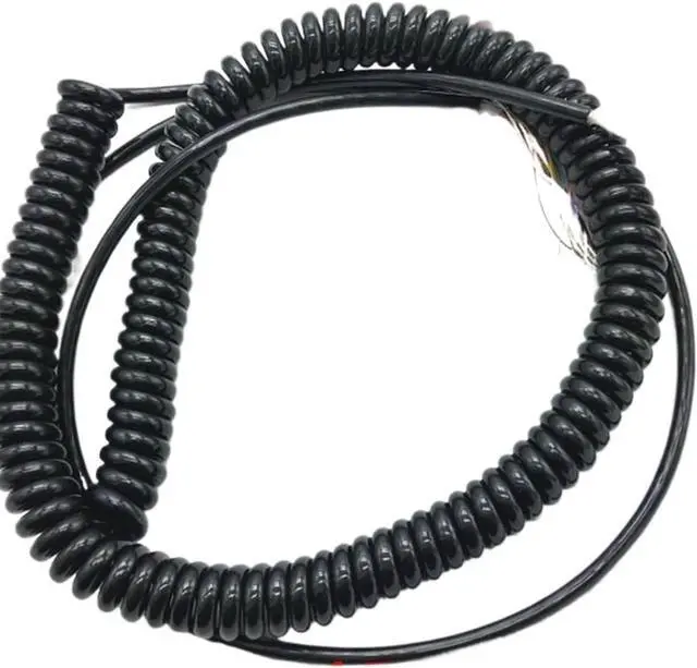Main image of CNC Handwheel Shield Cable 7 Cores to 26 Cores Industrial Manual Generator Coiled Spring Retractable Coil(17 Cores Stretch 5 Meters)