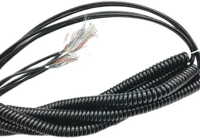 Alt view image 4 of 4 - CNC Handwheel Shield Cable 7 Cores to 26 Cores Industrial Manual Generator Coiled Spring Retractable Coil(17 Cores Stretch 5 Meters)