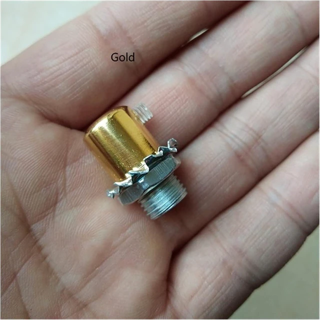 Alt view image 2 of 7 - Adjustable Cable Gland Joints,10pieces/lot D12*H13mm M10 Threaded Wire Lock Metal Cable Grips Cable Glands Connectors with Clear Screw Cable Strain Relief(Nickel)