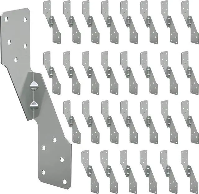 Main image of 30PCS SEIPURUNM Hurricane Ties, HOT-DIP Galvanized Steel H2.5A Heavy Duty Hurricane Tie, Hurricane Straps Rafters Ties(30 Pack)