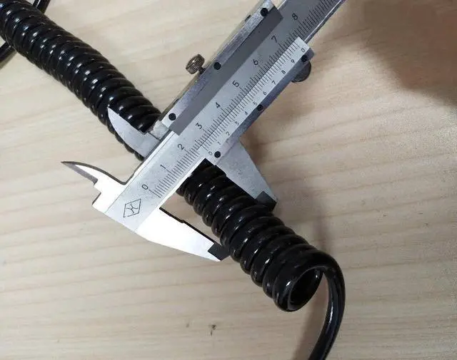Alt view image 5 of 5 - 21 Cores Spring Spiral Cable 3 to 4 Meters Length CNC MPG Handheld Encoder Manual Pulse Generator