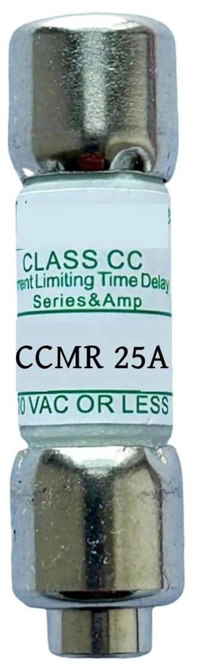 Alt view image 3 of 3 - 10-Pack New CCMR-25 CCMR 25A CCMR025 CCMR-25A 600Vac Time Delay Fuse,CCMR-25A Current Limiting Class CC Rejection Cartridge Fuses