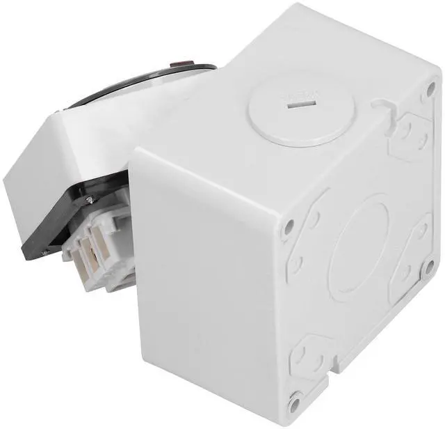Alt view image 5 of 7 - Outdoor Waterproof Dustproof Power Isolator Switch 500V Rotary Control On Off Switch Socket with Installation Accessories(3P40A)