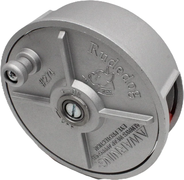 Alt view image 3 of 6 - Rudedog #274 Rodbuster Aluminum Tie Wire Reel, Lightweight, Ambidextrous, 12-18 Gauge Tie Wire Coil, Smooth Action Ironworker Tool