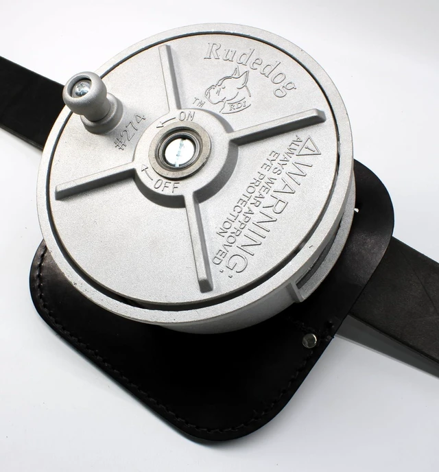 Alt view image 5 of 6 - Rudedog #274 Rodbuster Aluminum Tie Wire Reel, Lightweight, Ambidextrous, 12-18 Gauge Tie Wire Coil, Smooth Action Ironworker Tool