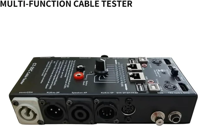 Alt view image 6 of 7 - CT-20C 16-in-1 Multi-Function Audio Cable Tester XLR Signal Line for Special Electronic Cable Testing Tool