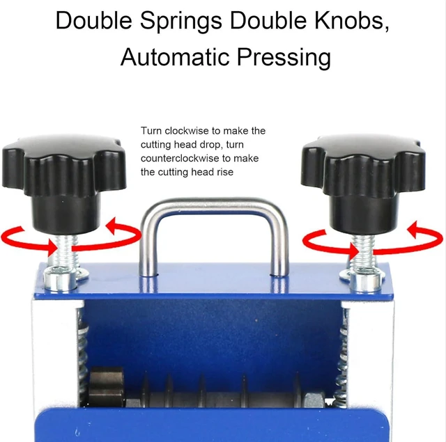 Alt view image 2 of 7 - Zunate Wire Stripping Machine with Hand Crank or Drill Drive, 6-Hole Electrical Wire Stripper for 3.5mm to 17mm Cables, Adjustable Cutting Depth