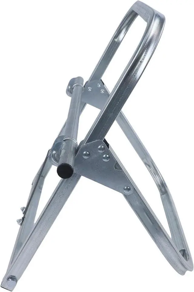 Alt view image 6 of 6 - Steel Single Spool Cable Rack With Axle Design, Wire Reel Dispenser Holder For 30Cm Diameter Spools, Compact Organizer For Workshop Garage