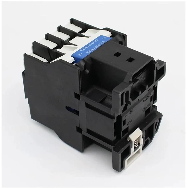 Alt view image 2 of 6 - AC Contactor CJX2-3210 32A NO 3-Phase DIN Rail Mount Electric Power Contactor 24V 36V 110V 220V 380V (Color : AC110V)