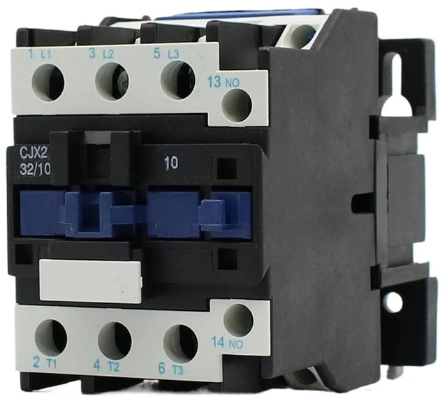 Main image of AC Contactor CJX2-3210 32A NO 3-Phase DIN Rail Mount Electric Power Contactor 24V 36V 110V 220V 380V (Color : AC110V)