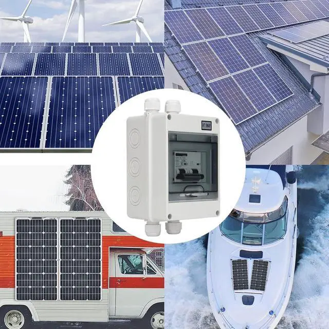 Alt view image 7 of 7 - 2P DC Miniature Circuit Breaker with Box 80A Smart Waterproof 2P Circuit Breaker 1000V DC Disconnect Switch for Solar PV System