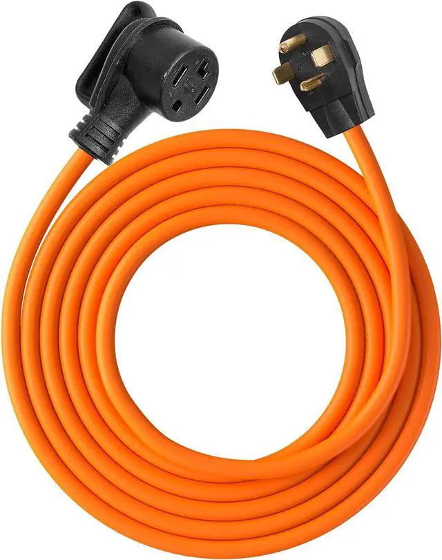 Main image of 25 ft Dryer Extension Cord, 4-Prong NEMA 14-30P to 14-30R, 125V/250V, STW 10AWG/4C, 30A, Durable Copper Wire with Storage Bag and PVC Tie, Suitable for Indoor and Outdoor Applications