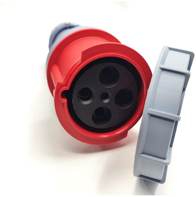 Alt view image 2 of 7 - IEC60309 Waterproof CEE Industrial Connector Socket 4Pin 125A 380-415V 3P+E IP67