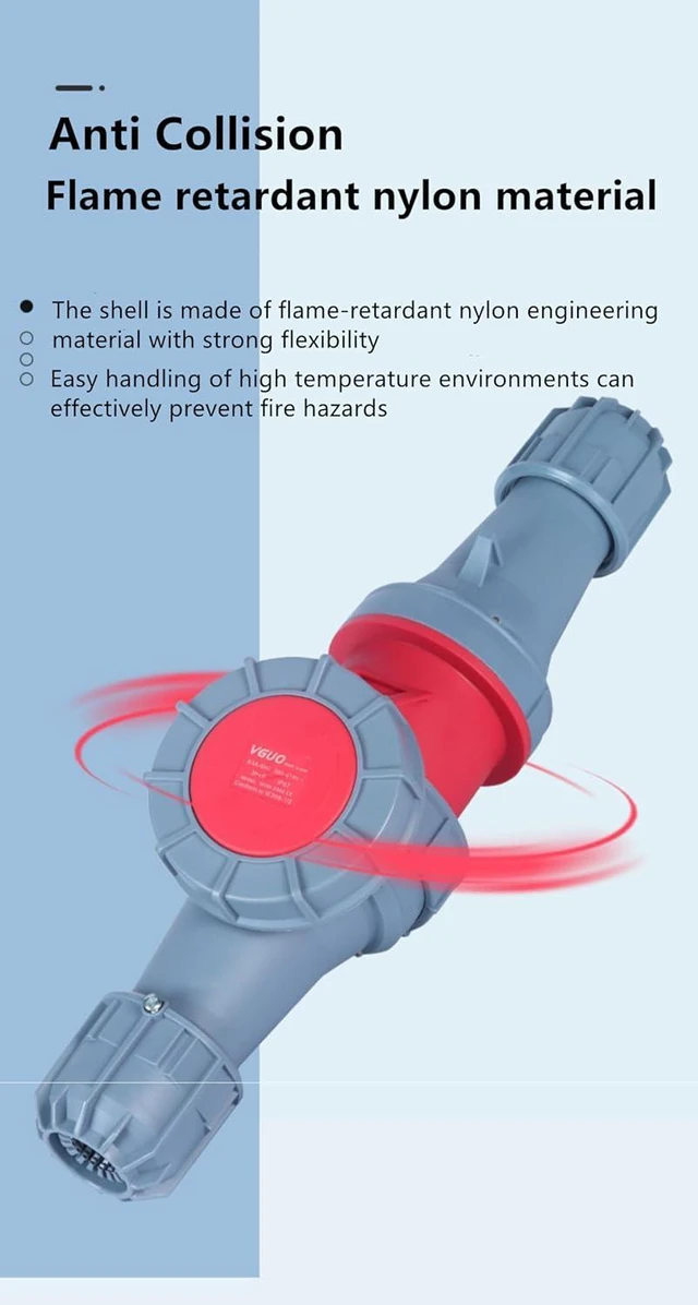 Alt view image 5 of 7 - IEC60309 Waterproof CEE Industrial Connector Socket 4Pin 125A 380-415V 3P+E IP67