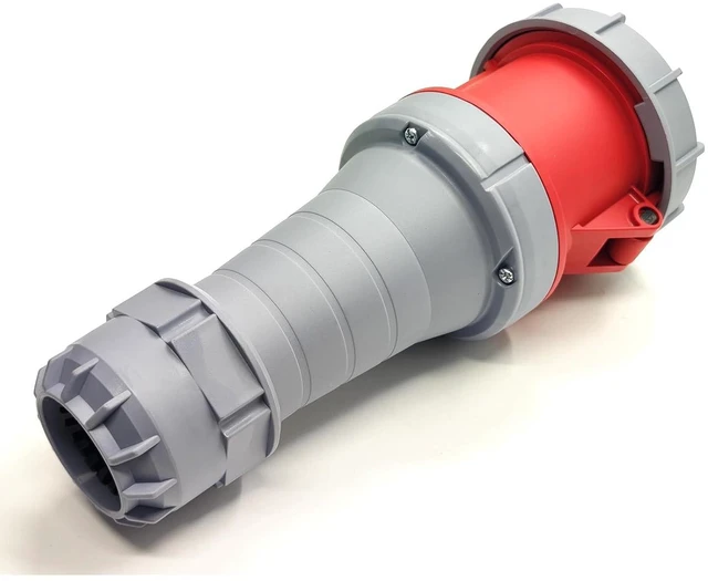 Alt view image 7 of 7 - IEC60309 Waterproof CEE Industrial Connector Socket 4Pin 125A 380-415V 3P+E IP67